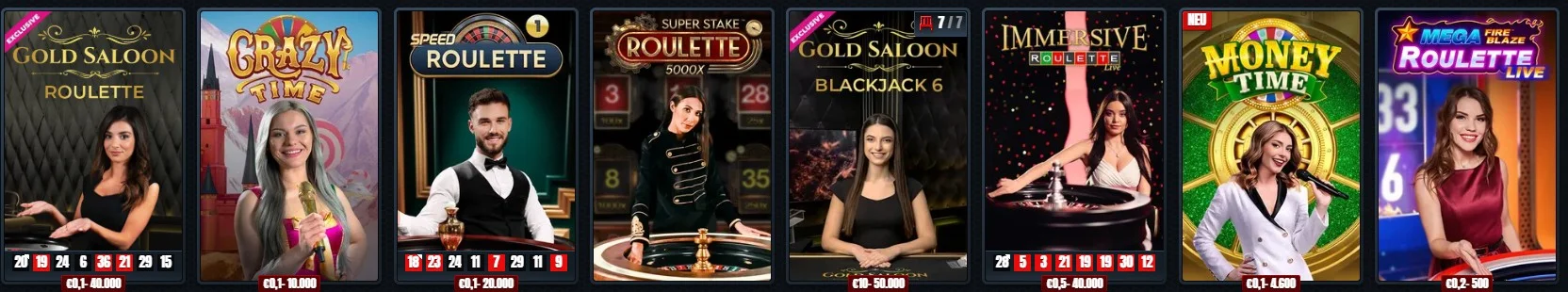 Glorion Casino Live-Casino